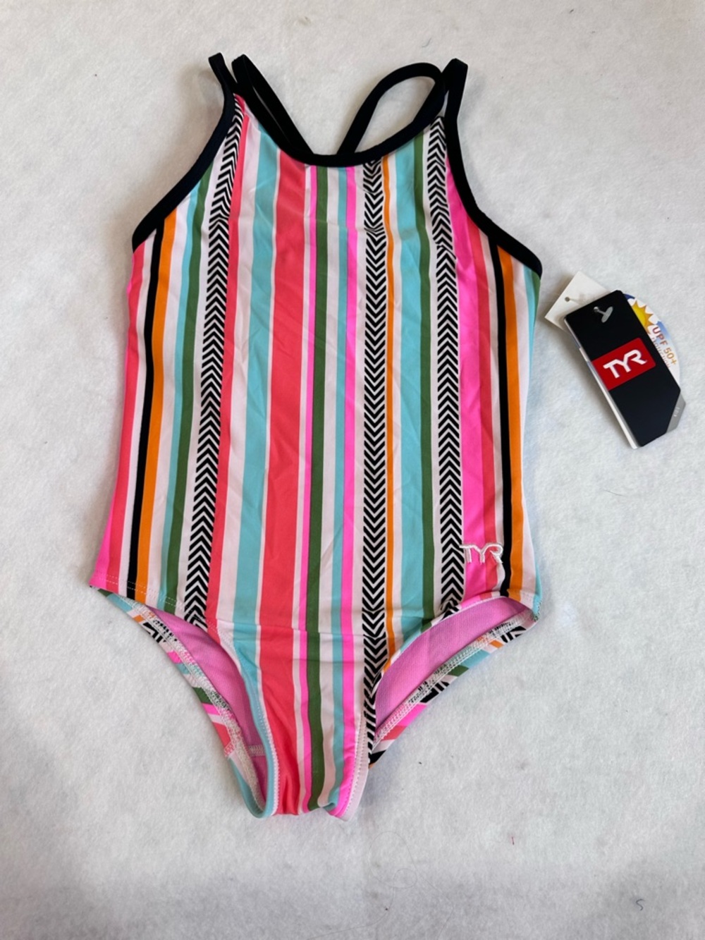 Girl’s Stripped TYR Swimsuit - Picture 5 of 8